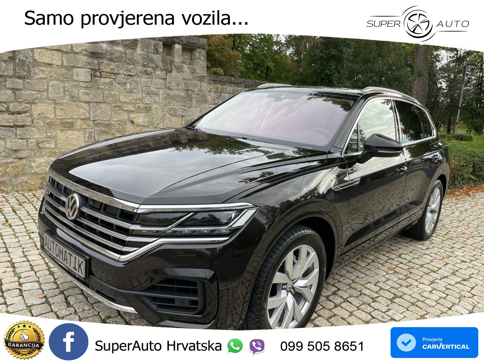 Volkswagen Touareg 3.0 V6 TDI (231 KS) 4MOTION Tiptronic R-Line ZRAČNI+ACC+GR SJED+KAM+PANO