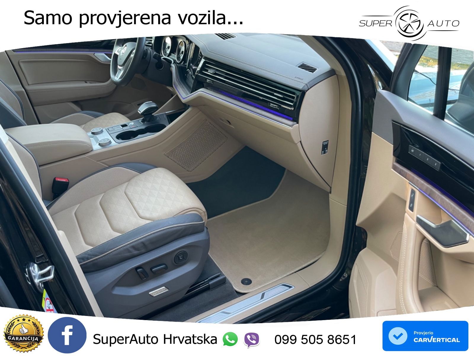 Volkswagen Touareg 3.0 V6 TDI (231 KS) 4MOTION Tiptronic R-Line ZRAČNI+ACC+GR SJED+KAM+PANO