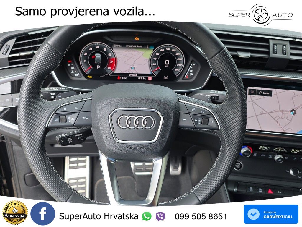 Audi Q3 35 TFSI (150 KS) S tronic S line MATRIX+GR SJED+KAM