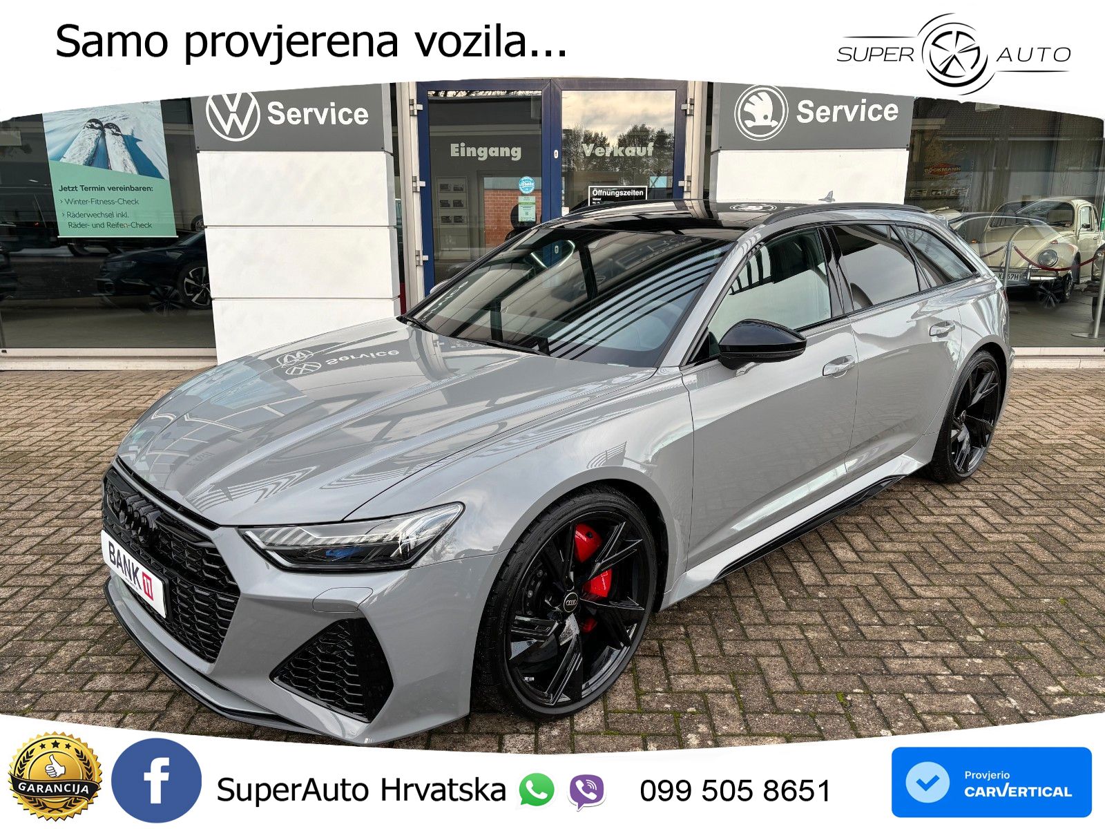 Audi RS6 Avant 4.0 TFSI V8 (600 KS) quattro Tiptronic LED+GR SJED+ACC