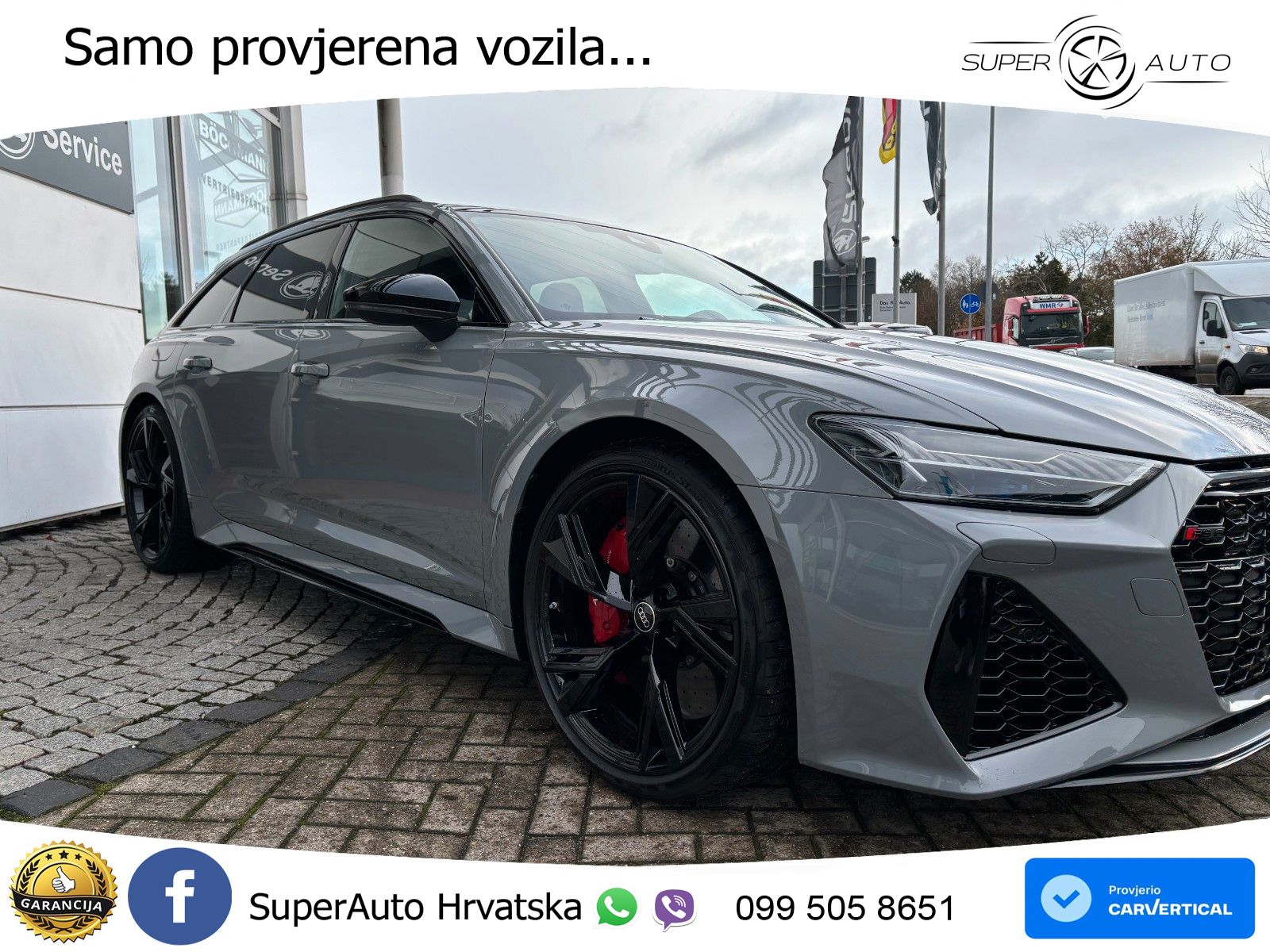 Audi RS6 Avant 4.0 TFSI V8 (600 KS) quattro Tiptronic LED+GR SJED+ACC