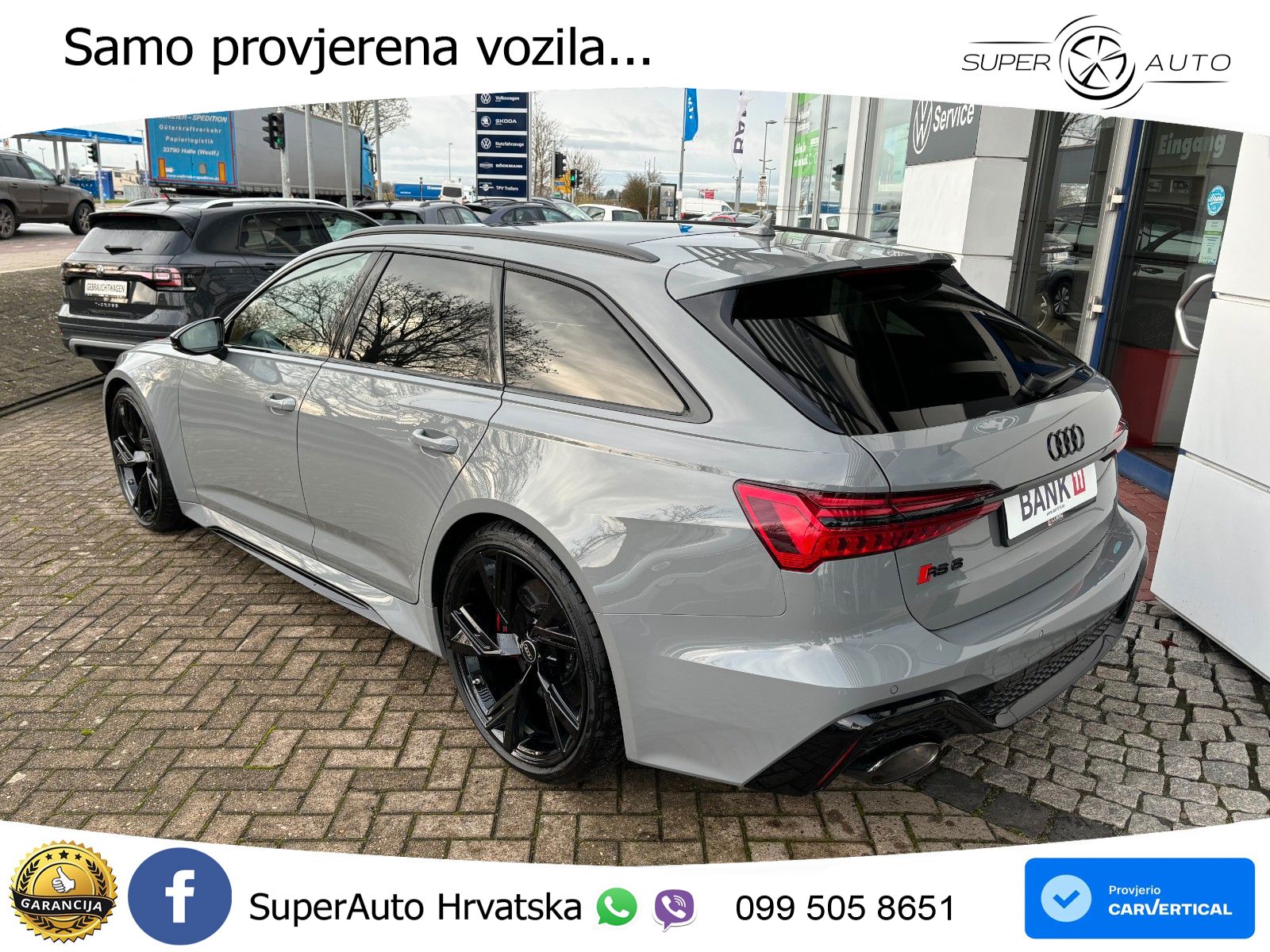 Audi RS6 Avant 4.0 TFSI V8 (600 KS) quattro Tiptronic LED+GR SJED+ACC