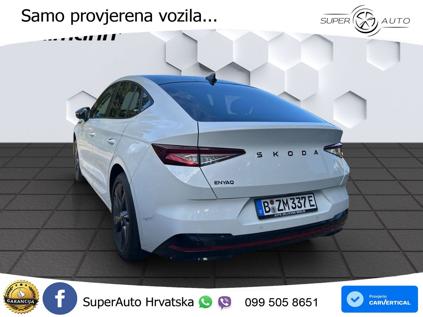 Škoda Enyaq iV RS 82 kWh (340 KS) AWD MATRIX+GR SJED+KAM