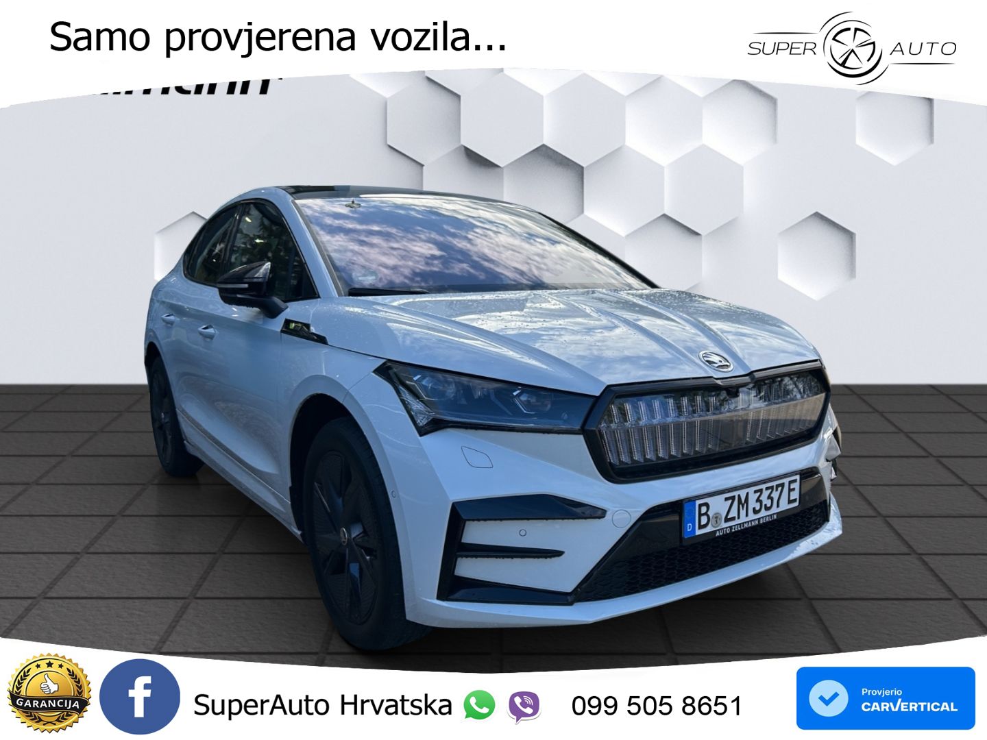 Škoda Enyaq iV RS 82 kWh (340 KS) AWD MATRIX+GR SJED+KAM