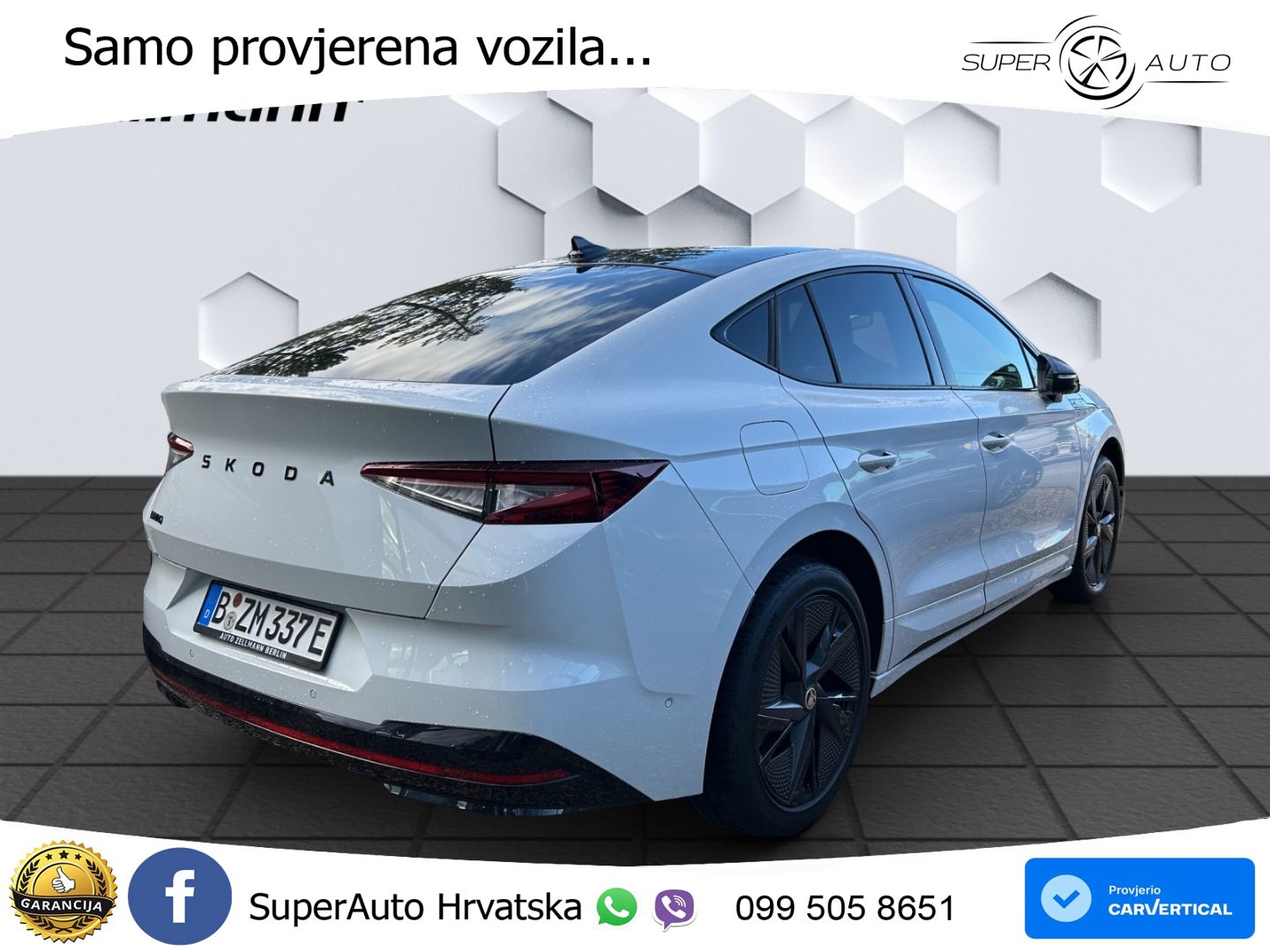 Škoda Enyaq iV RS 82 kWh (340 KS) AWD MATRIX+GR SJED+KAM