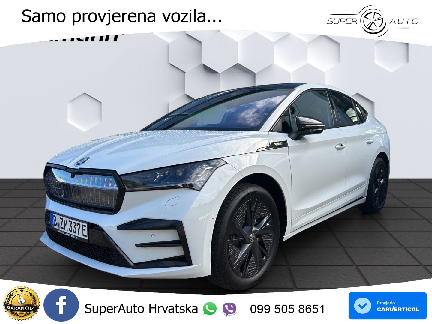 Škoda Enyaq iV RS 82 kWh (340 KS) AWD MATRIX+GR SJED+KAM