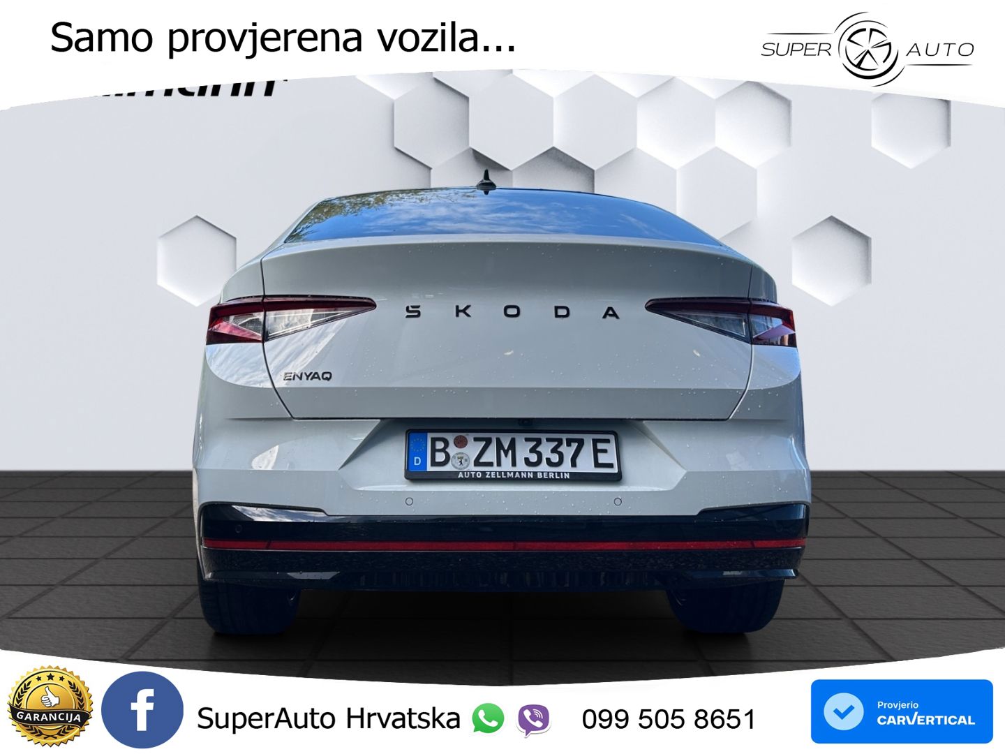 Škoda Enyaq iV RS 82 kWh (340 KS) AWD MATRIX+GR SJED+KAM