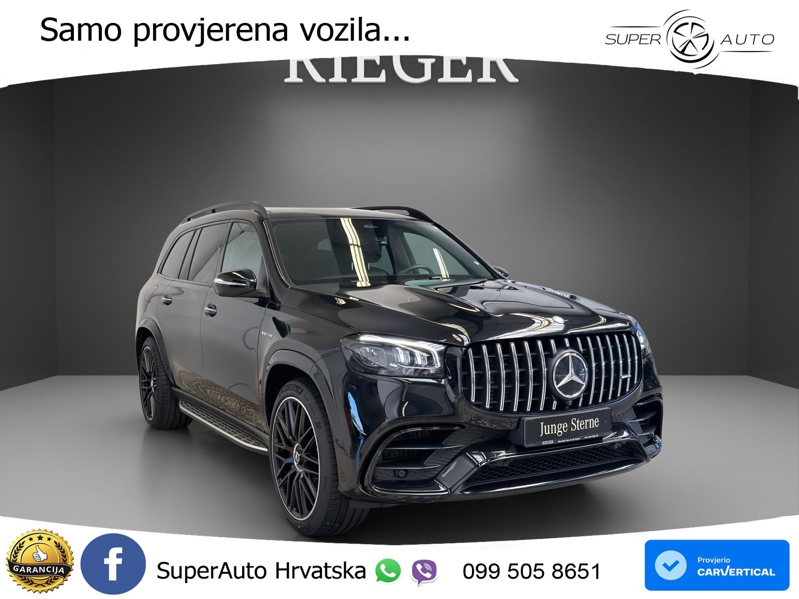Mercedes-Benz GLS AMG GLS 63 V8 EQ Boost 4MATIC+ AMG SPEEDSHIFT TCT 9G ACC+HEAD+4xGR SJED+360+PANO