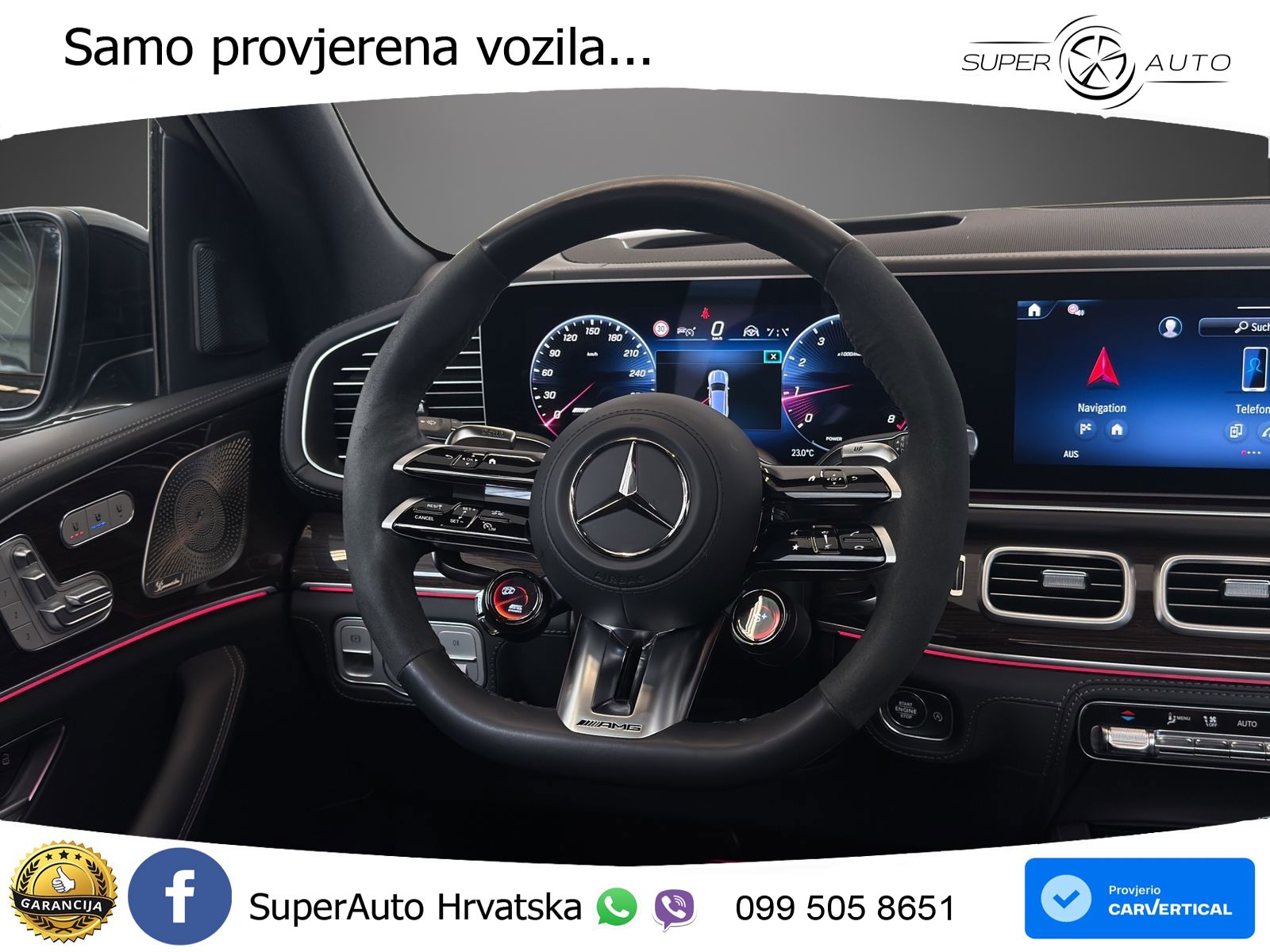 Mercedes-Benz GLS AMG GLS 63 V8 EQ Boost 4MATIC+ AMG SPEEDSHIFT TCT 9G ACC+HEAD+4xGR SJED+360+PANO
