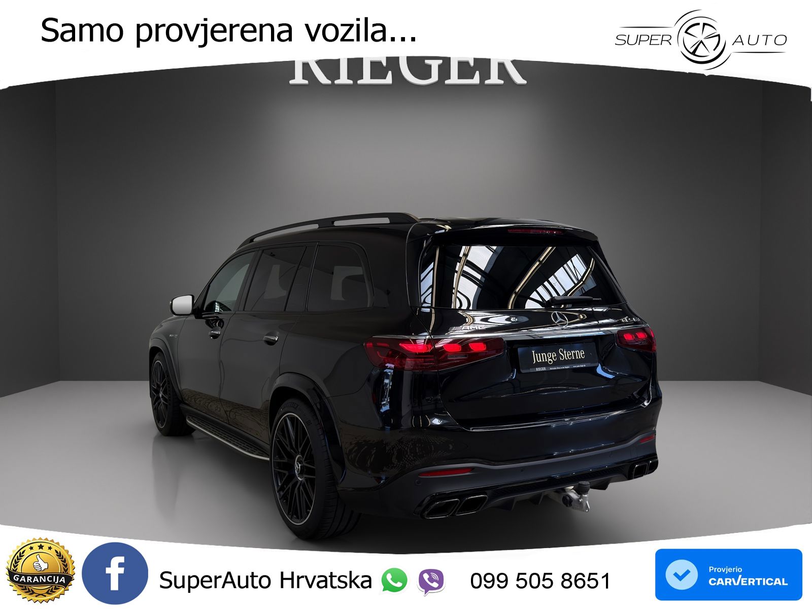 Mercedes-Benz GLS AMG GLS 63 V8 EQ Boost 4MATIC+ AMG SPEEDSHIFT TCT 9G ACC+HEAD+4xGR SJED+360+PANO