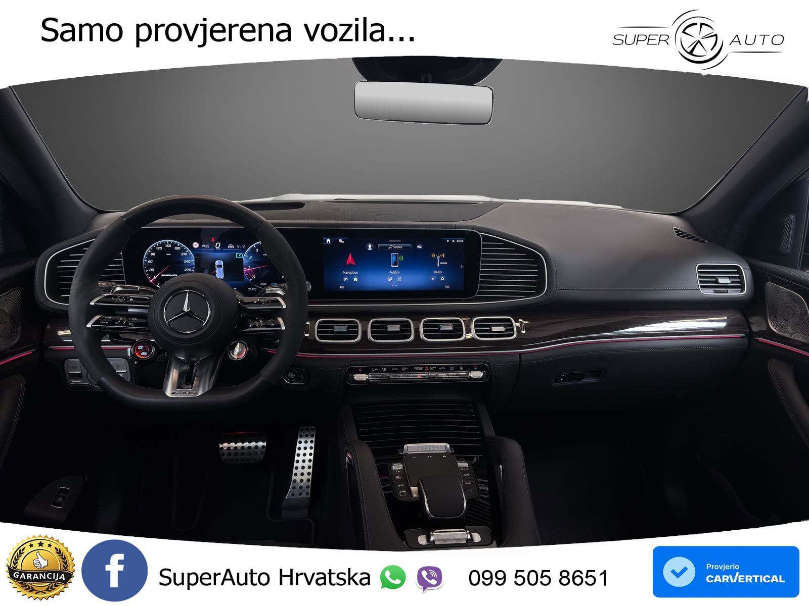 Mercedes-Benz GLS AMG GLS 63 V8 EQ Boost 4MATIC+ AMG SPEEDSHIFT TCT 9G ACC+HEAD+4xGR SJED+360+PANO