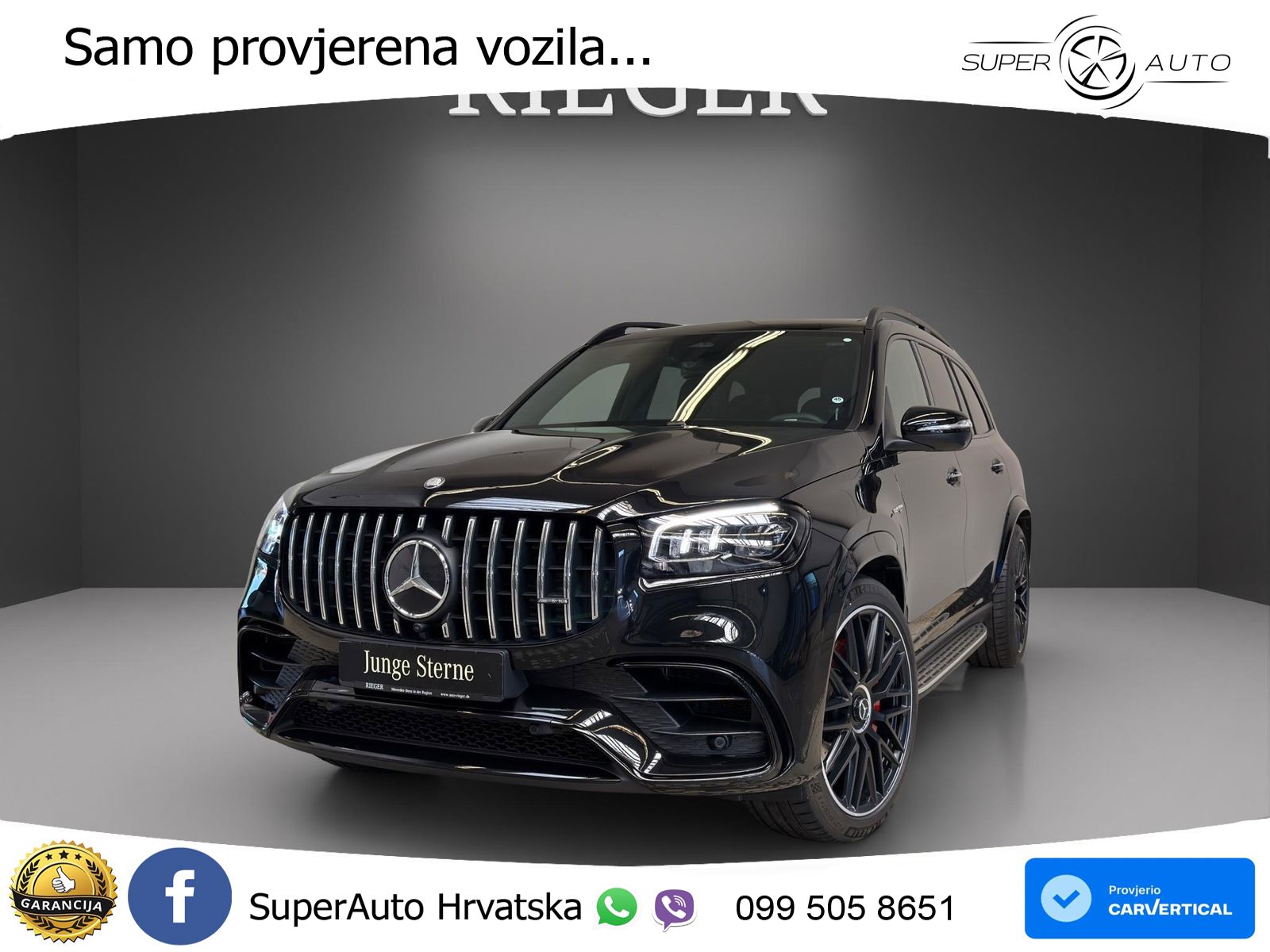 Mercedes-Benz GLS AMG GLS 63 V8 EQ Boost 4MATIC+ AMG SPEEDSHIFT TCT 9G ACC+HEAD+4xGR SJED+360+PANO