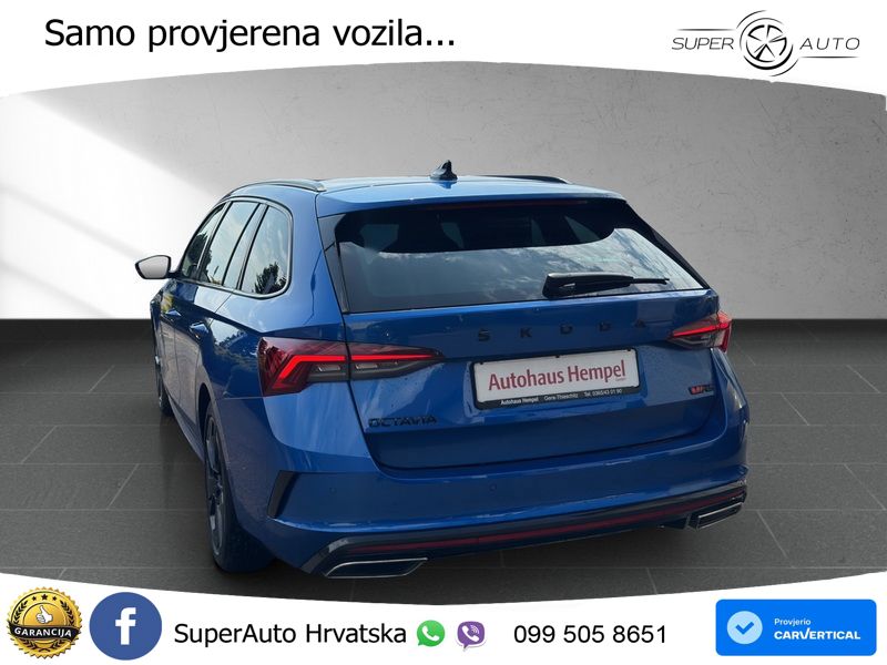 Škoda Octavia Combi RS 2.0 TDI (200 KS) 4x4 DSG LED+GR SJED+ACC