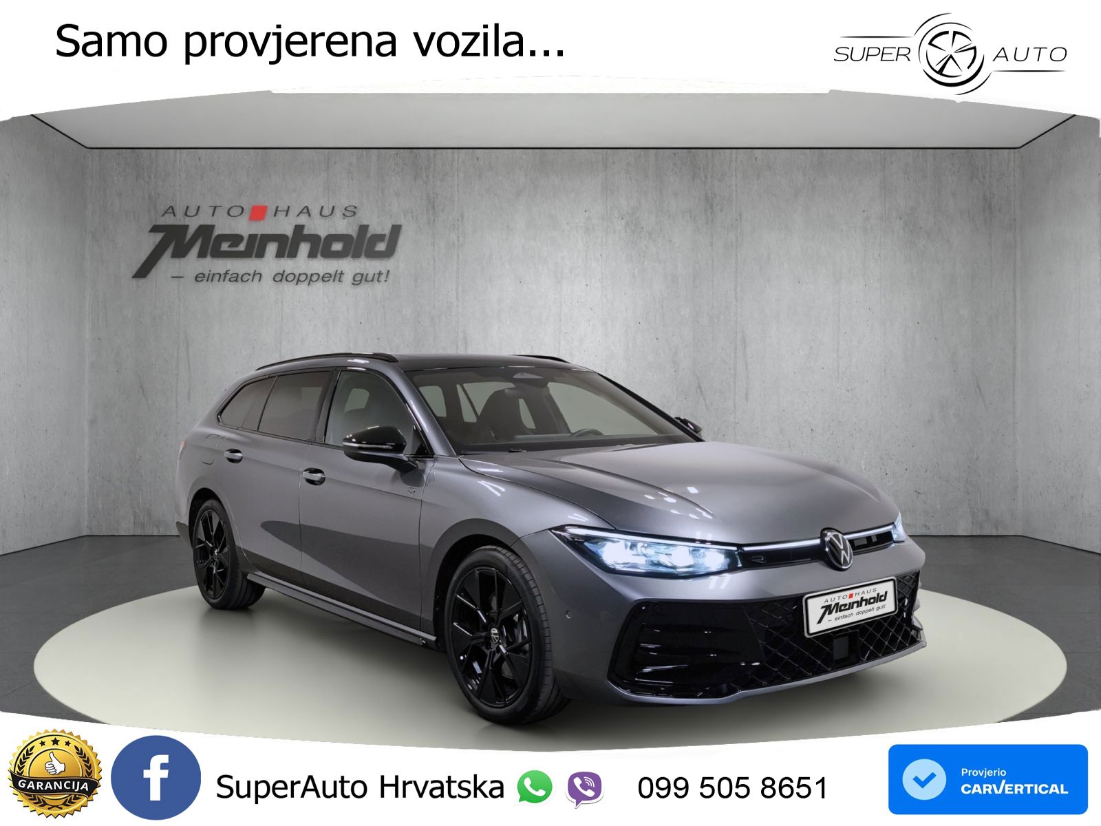 Volkswagen Passat Variant 2.0 TDI (193 KS) 4MOTION DSG R-Line LED+GR SJED+ACC