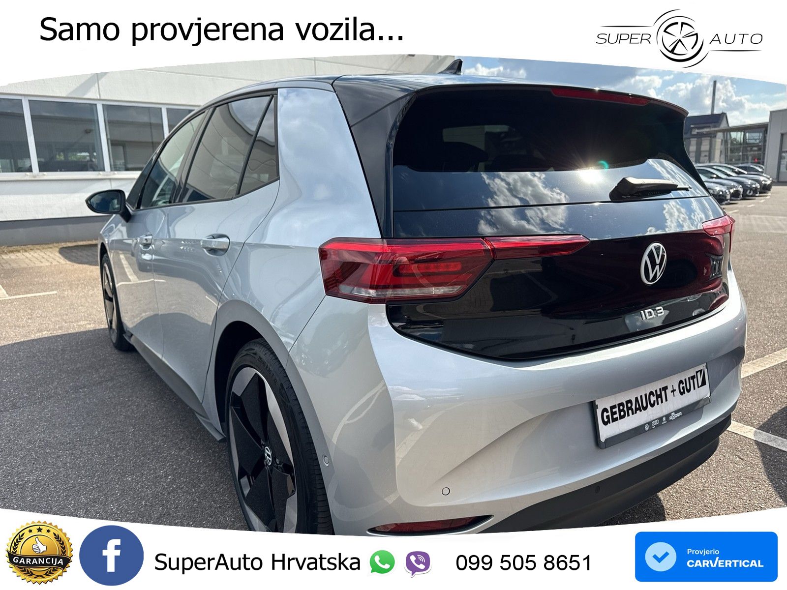 Volkswagen ID.3 Pro 62 kWh (204 KS) LED+GR SJED+ACC
