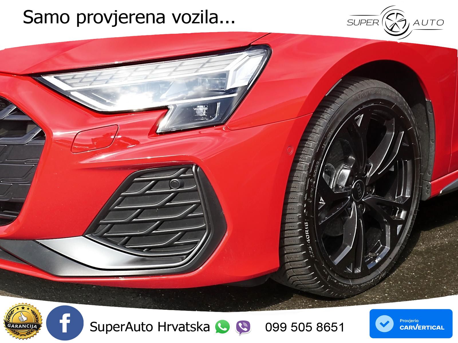 Audi A3 Limuzina 35 TFSI (150 KS) S tronic S line LED+GR SJED+ACC
