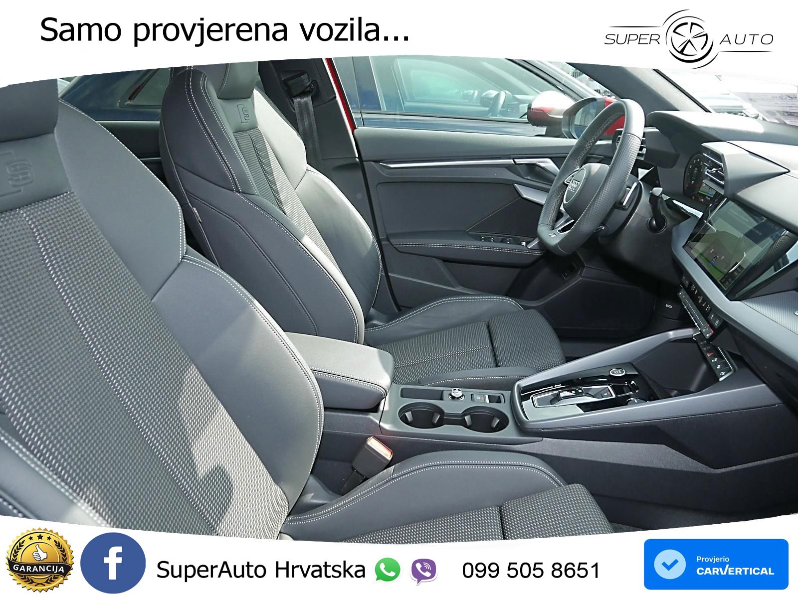 Audi A3 Limuzina 35 TFSI (150 KS) S tronic S line LED+GR SJED+ACC