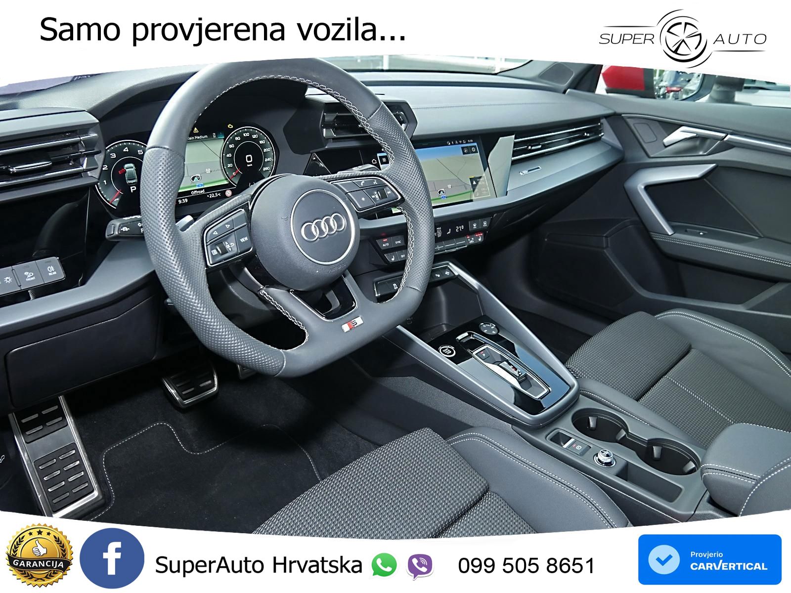 Audi A3 Limuzina 35 TFSI (150 KS) S tronic S line LED+GR SJED+ACC