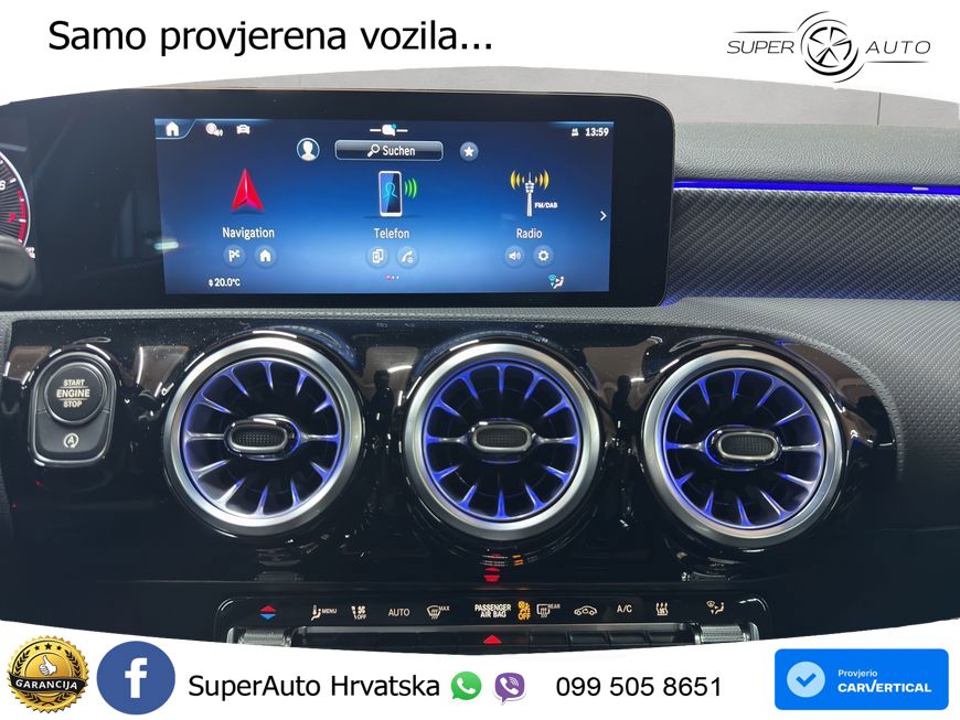 Mercedes-Benz A 200 7G-DCT LED+GR SJED+ACC