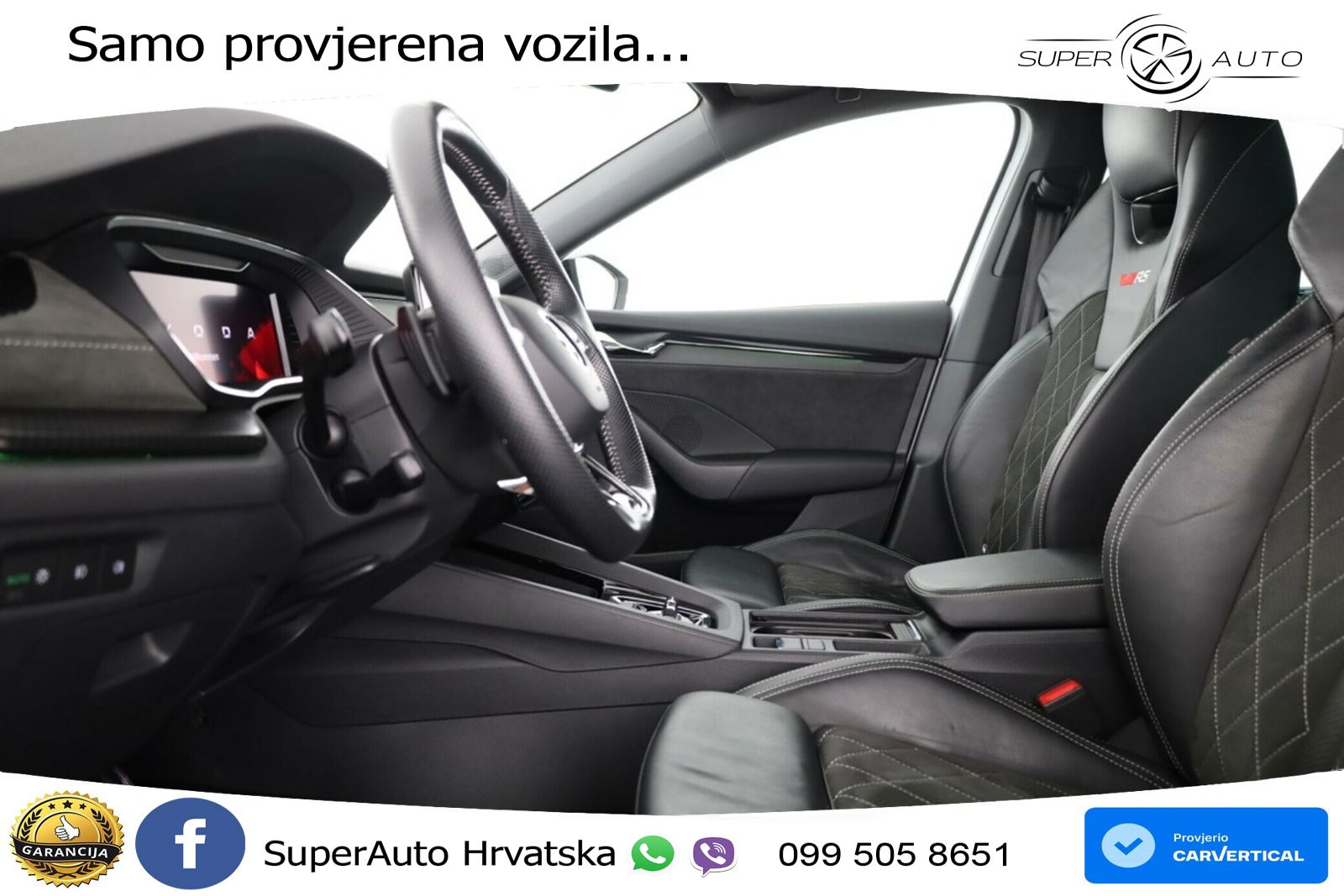 Škoda Octavia Combi RS 2.0 TDI (200 KS) DSG LED+GR SJED+ACC