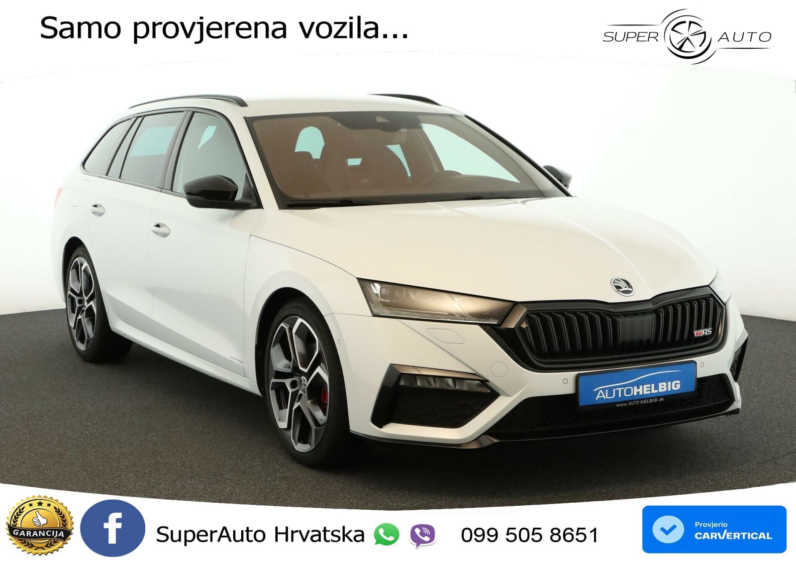 Škoda Octavia Combi RS 2.0 TDI (200 KS) DSG LED+GR SJED+ACC