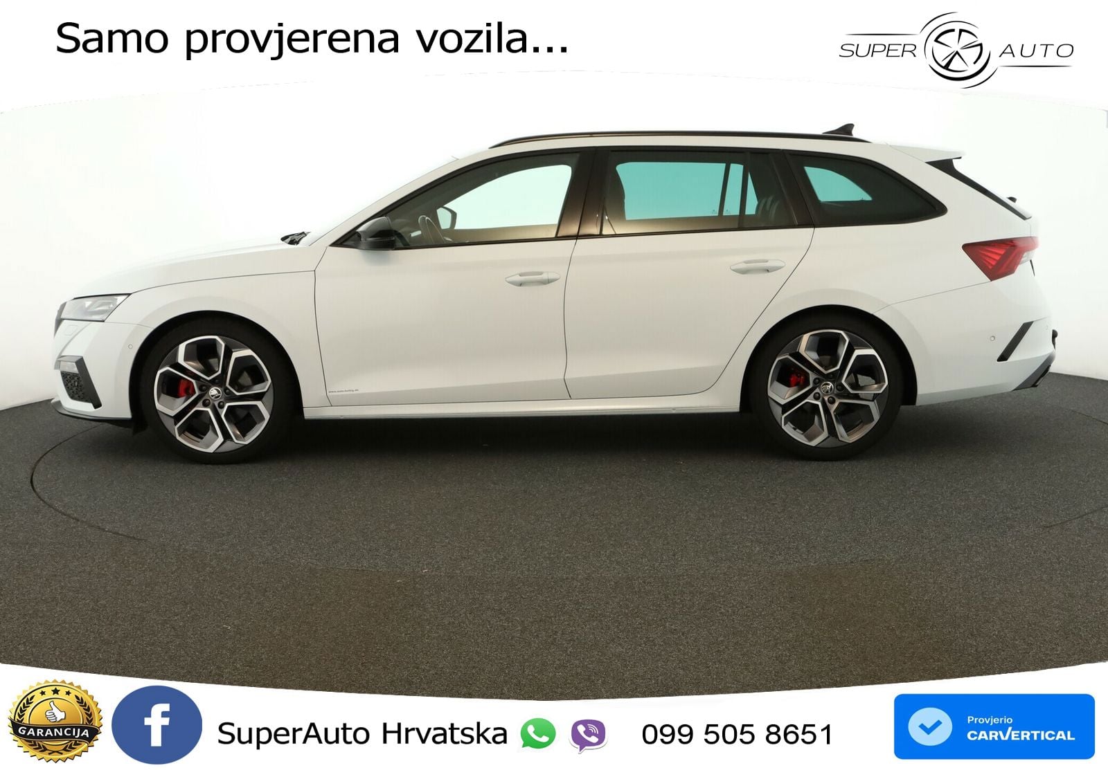 Škoda Octavia Combi RS 2.0 TDI (200 KS) DSG LED+GR SJED+ACC