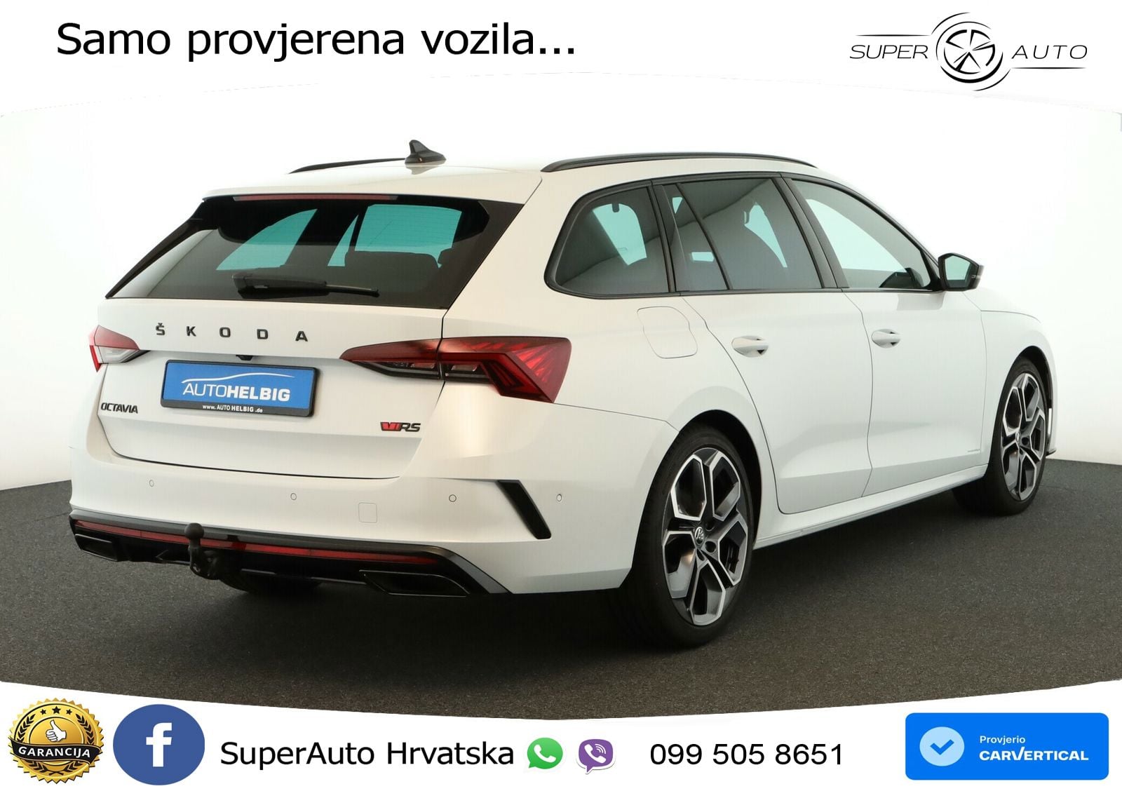 Škoda Octavia Combi RS 2.0 TDI (200 KS) DSG LED+GR SJED+ACC
