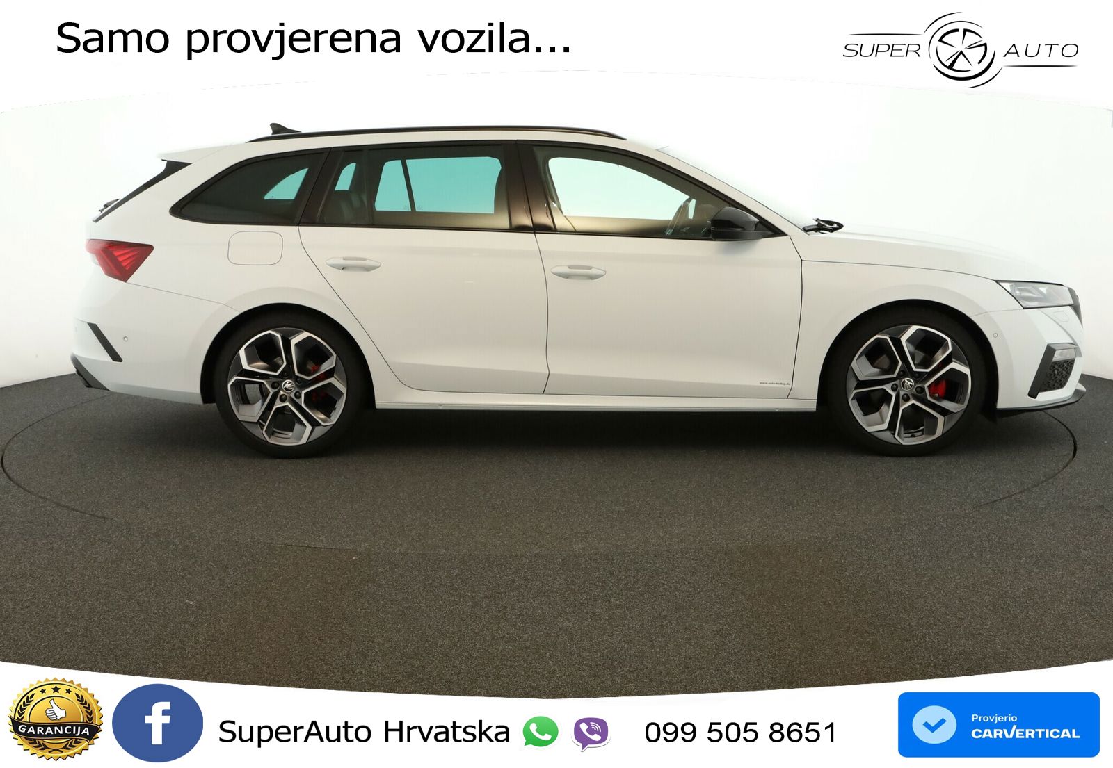 Škoda Octavia Combi RS 2.0 TDI (200 KS) DSG LED+GR SJED+ACC