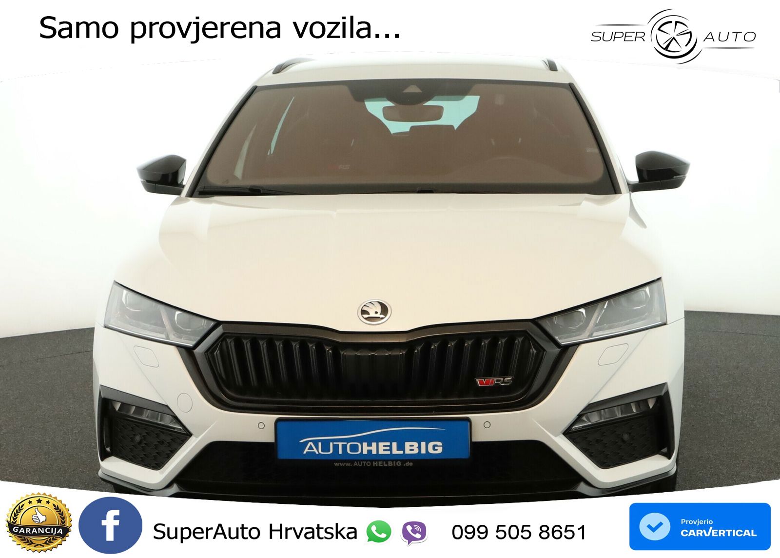 Škoda Octavia Combi RS 2.0 TDI (200 KS) DSG LED+GR SJED+ACC