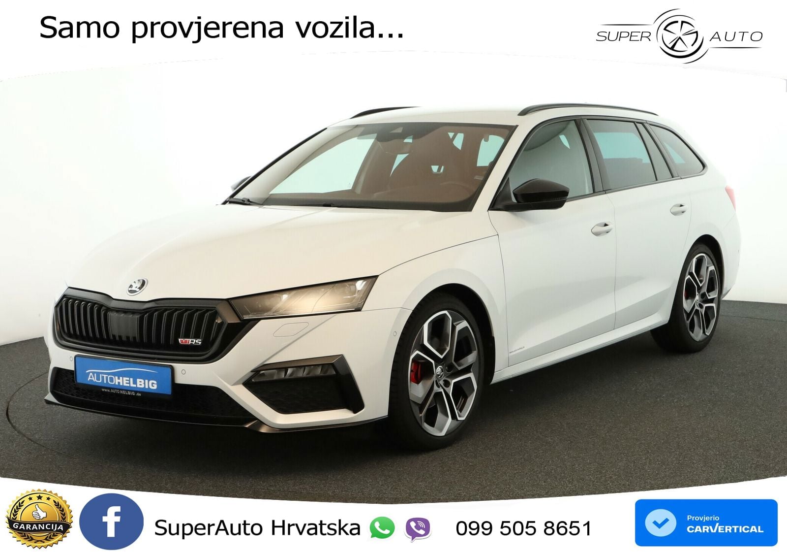 Škoda Octavia Combi RS 2.0 TDI (200 KS) DSG LED+GR SJED+ACC