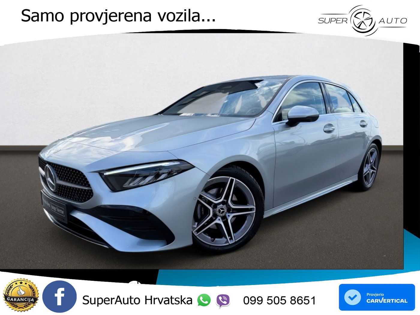 Mercedes-Benz A 200d 8G-DCT AMG LED+GR SJED+ACC