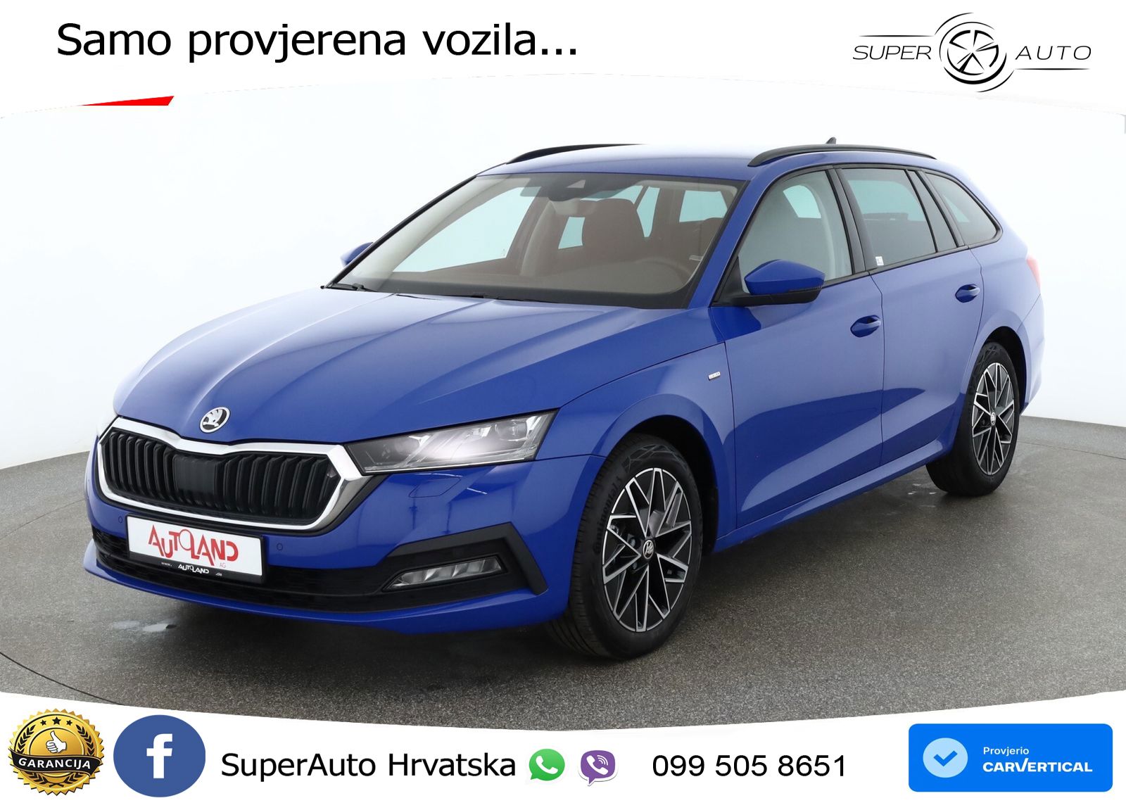 Škoda Octavia Combi 2.0 TDI (150 KS) 4x4 DSG LED+GR SJED+ACC
