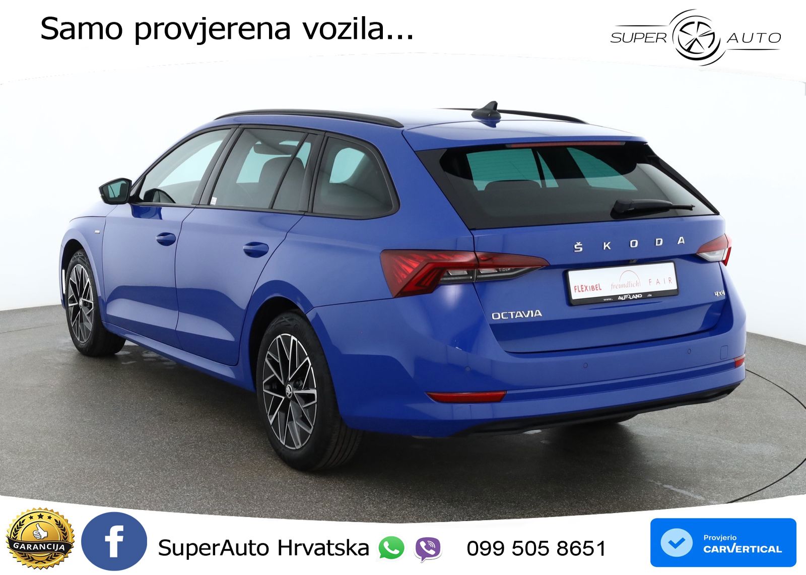 Škoda Octavia Combi 2.0 TDI (150 KS) 4x4 DSG LED+GR SJED+ACC