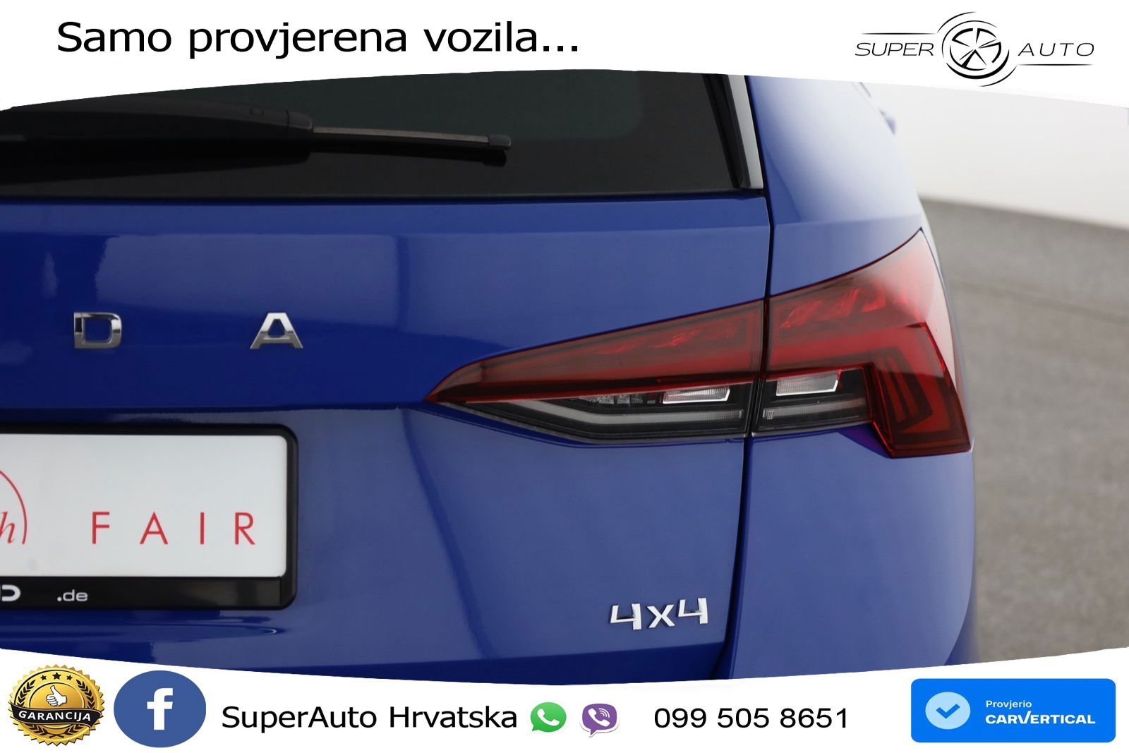 Škoda Octavia Combi 2.0 TDI (150 KS) 4x4 DSG LED+GR SJED+ACC