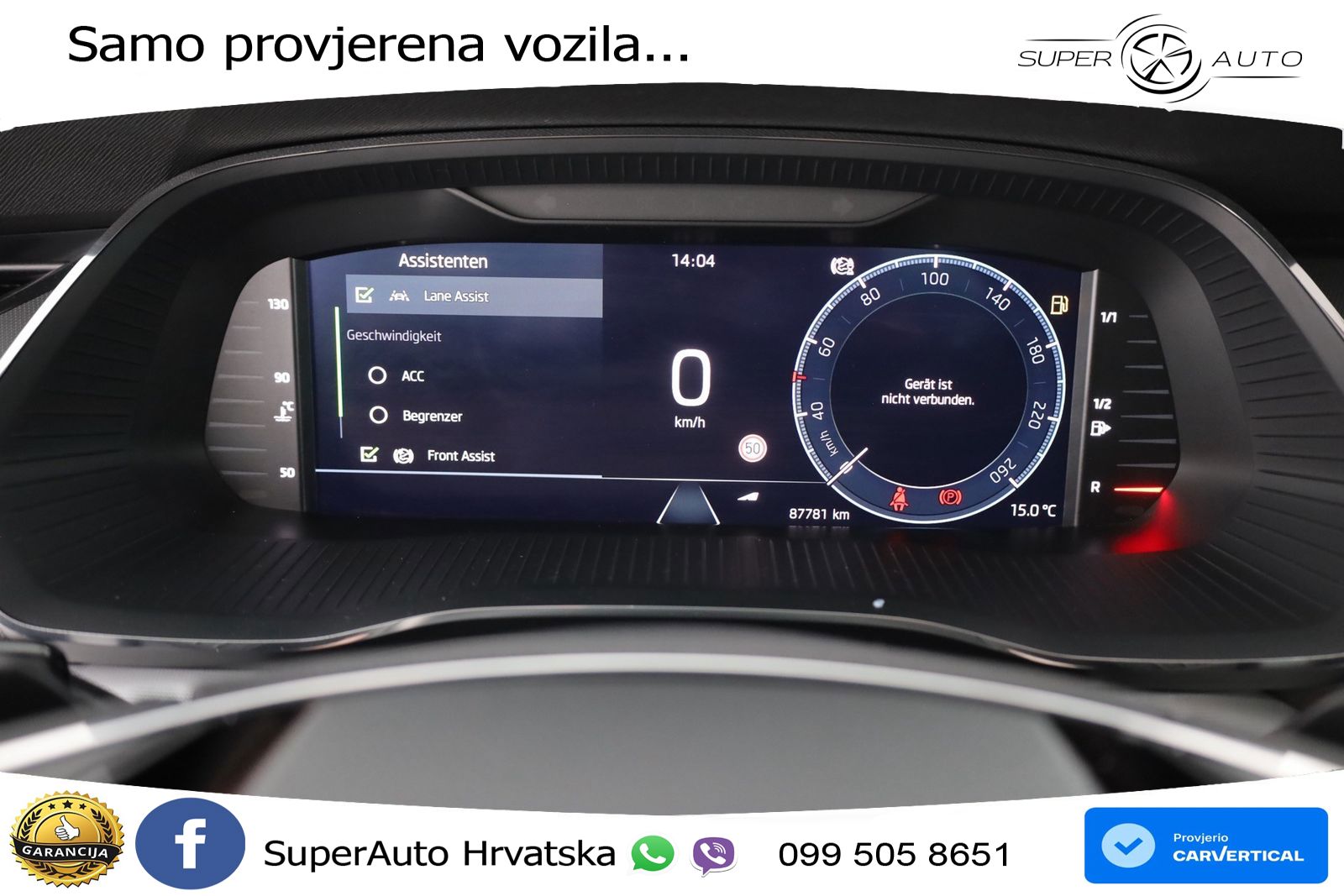 Škoda Octavia Combi 2.0 TDI (150 KS) 4x4 DSG LED+GR SJED+ACC