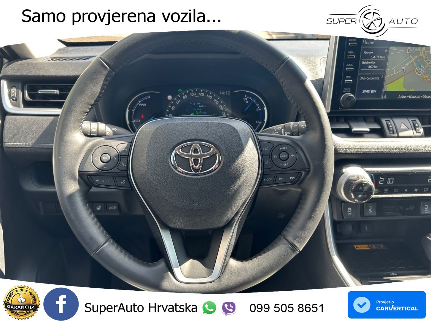 Toyota RAV4 2.5 (222 KS) Hybrid E-Four e-CVT LED+GR SJED+ACC