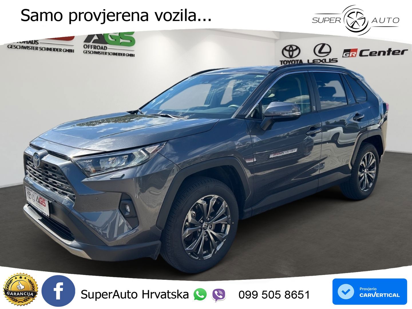 Toyota RAV4 2.5 (222 KS) Hybrid E-Four e-CVT LED+GR SJED+ACC