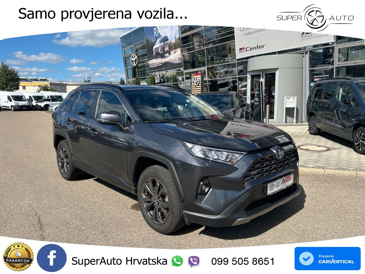 Toyota RAV4 2.5 (222 KS) Hybrid E-Four e-CVT LED+GR SJED+ACC
