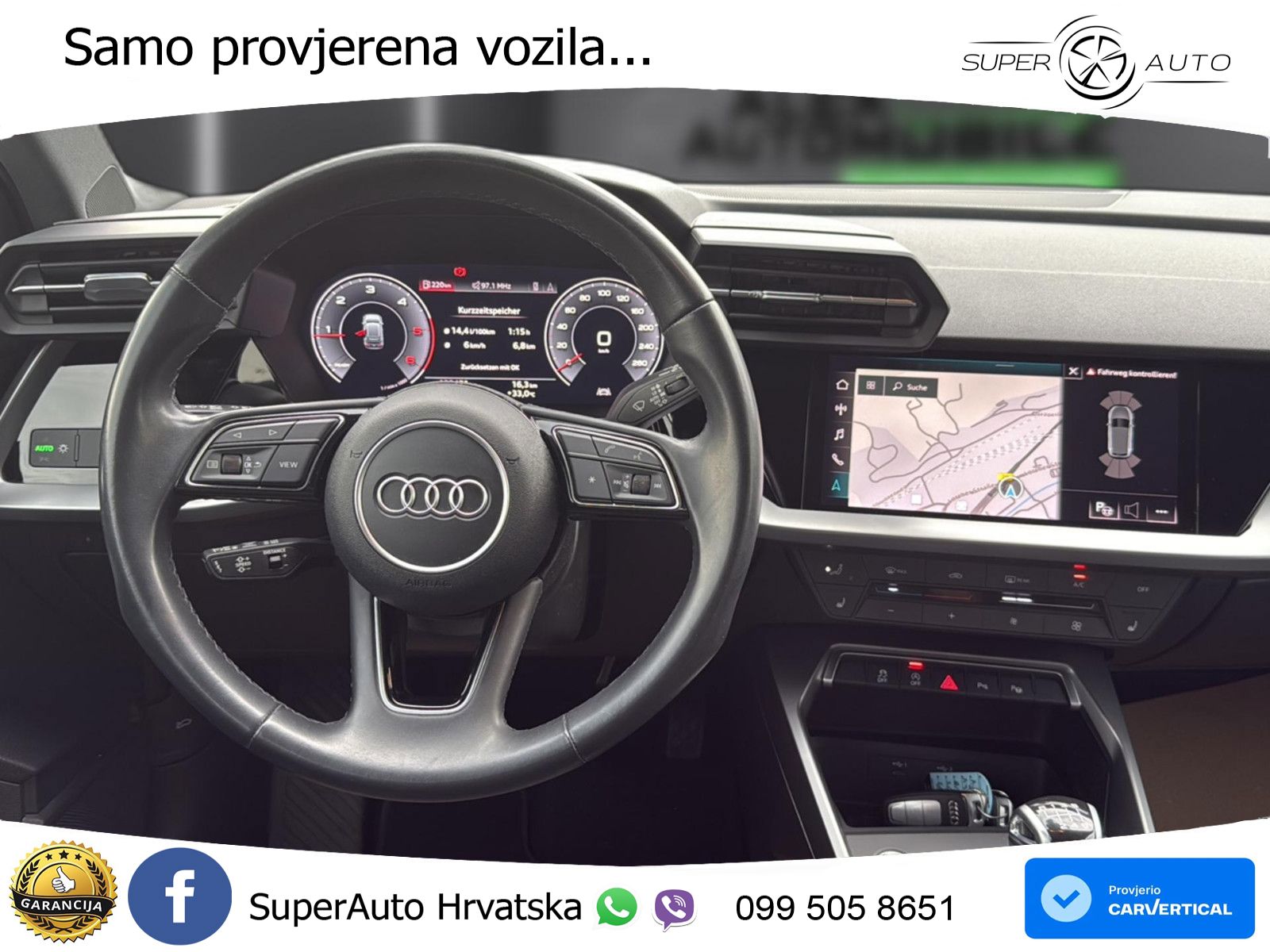 Audi A3 30 TDI (116 KS) LED+GR SJED+ACC