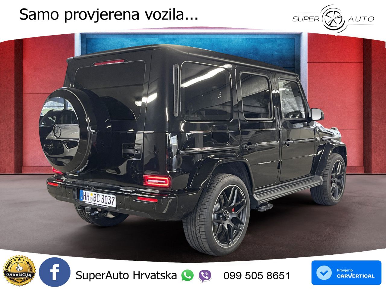 Mercedes AMG G 63 Long V8 (585 KS) 4MATIC 9G-TRONIC AMG SPEEDSHIFT TCT