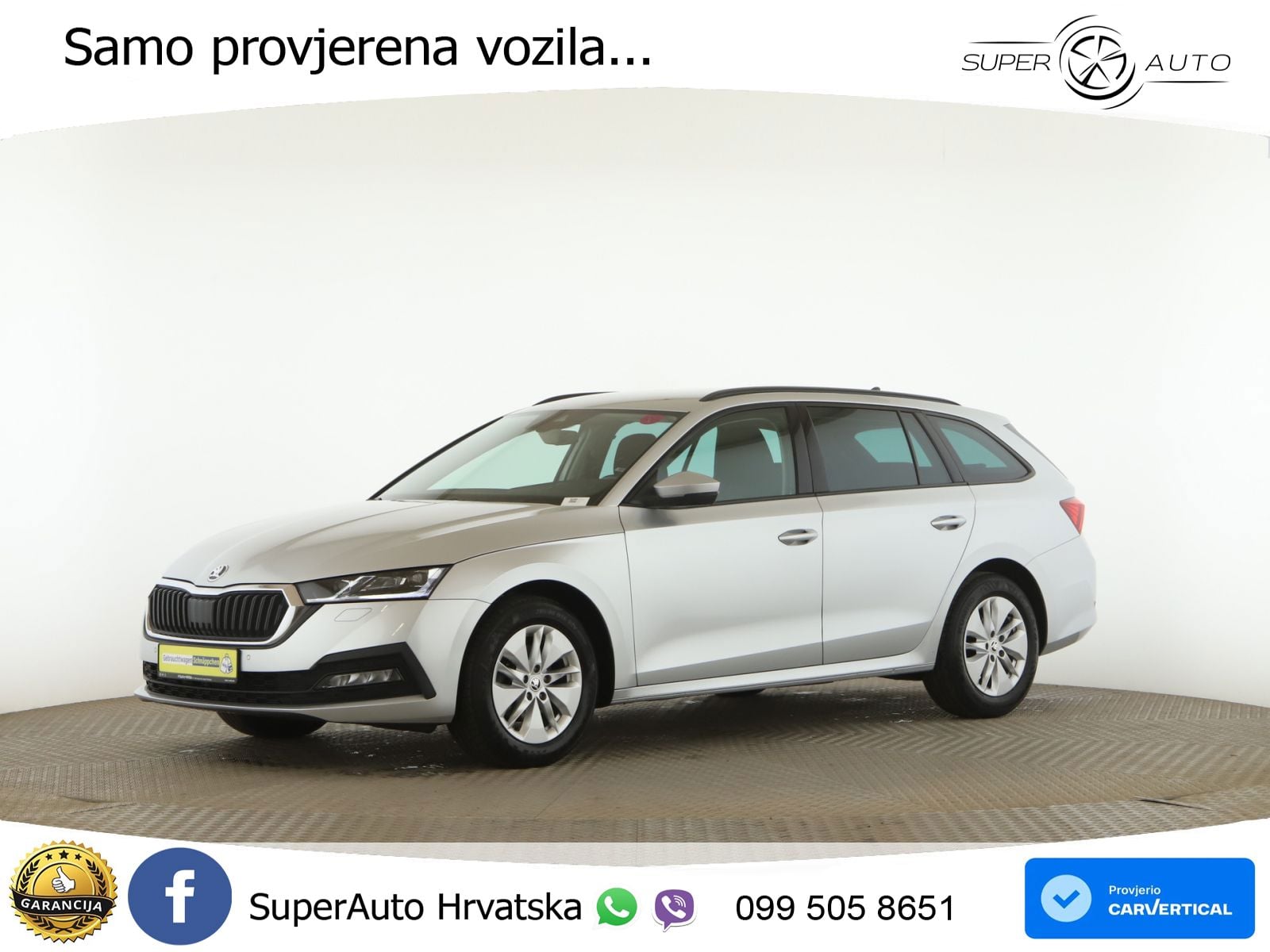 Škoda Octavia Combi 2.0 TDI (150 KS) DSG LED+GR SJED+ACC