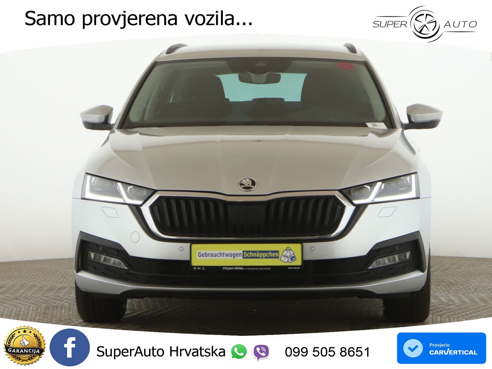 Škoda Octavia Combi 2.0 TDI (150 KS) DSG LED+GR SJED+ACC