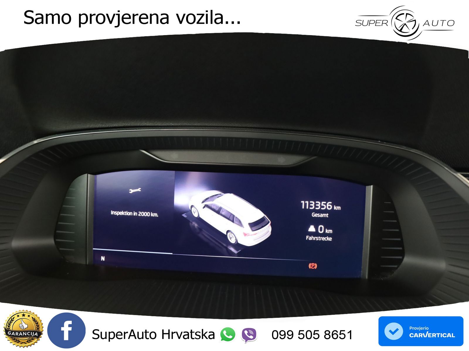 Škoda Octavia Combi 2.0 TDI (150 KS) DSG LED+GR SJED+ACC