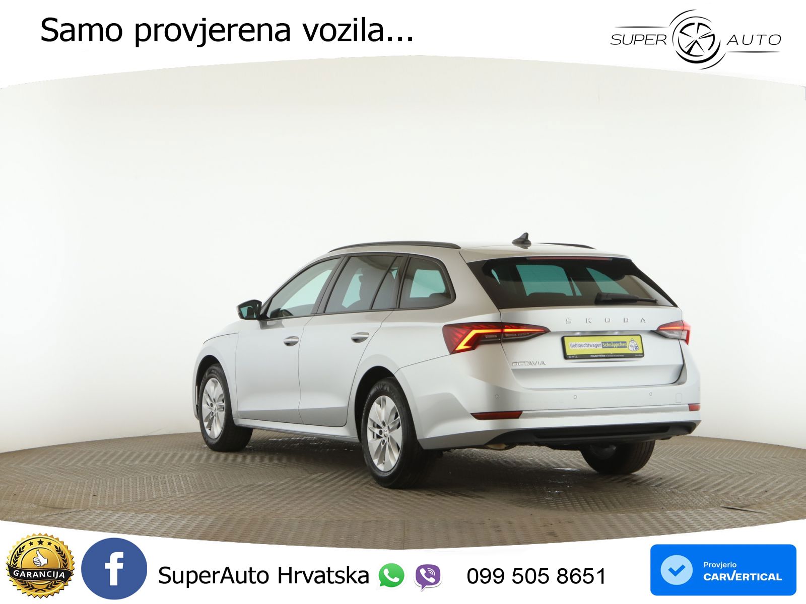 Škoda Octavia Combi 2.0 TDI (150 KS) DSG LED+GR SJED+ACC