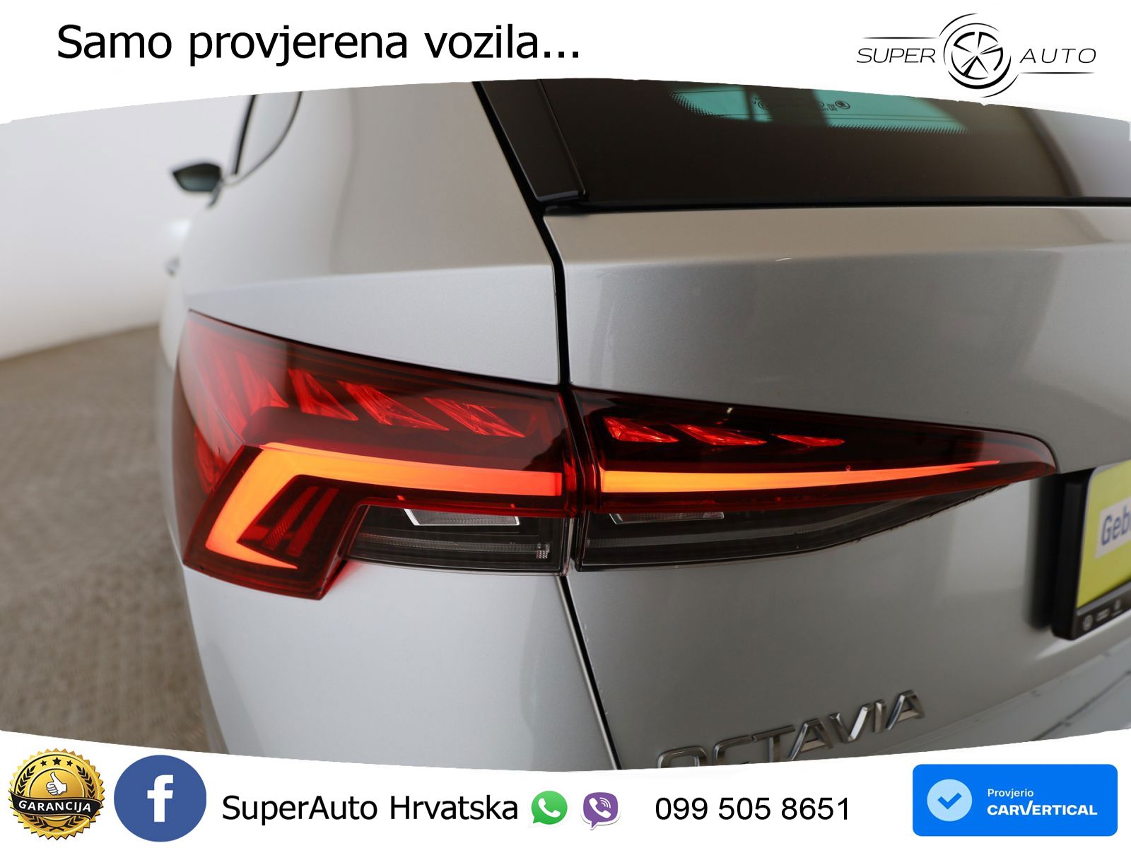 Škoda Octavia Combi 2.0 TDI (150 KS) DSG LED+GR SJED+ACC