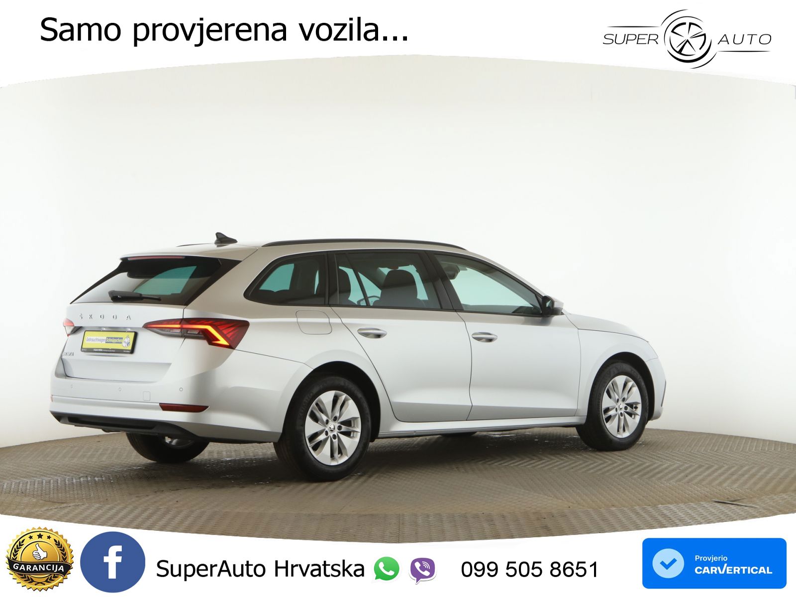 Škoda Octavia Combi 2.0 TDI (150 KS) DSG LED+GR SJED+ACC