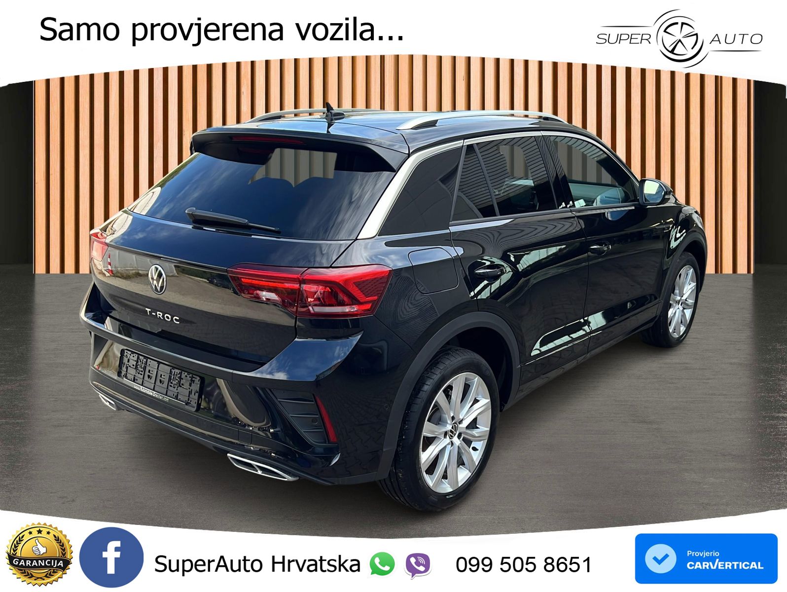 Volkswagen T-Roc 1.5 TSI (150 KS) DSG R-Line LED+GR SJED+ACC