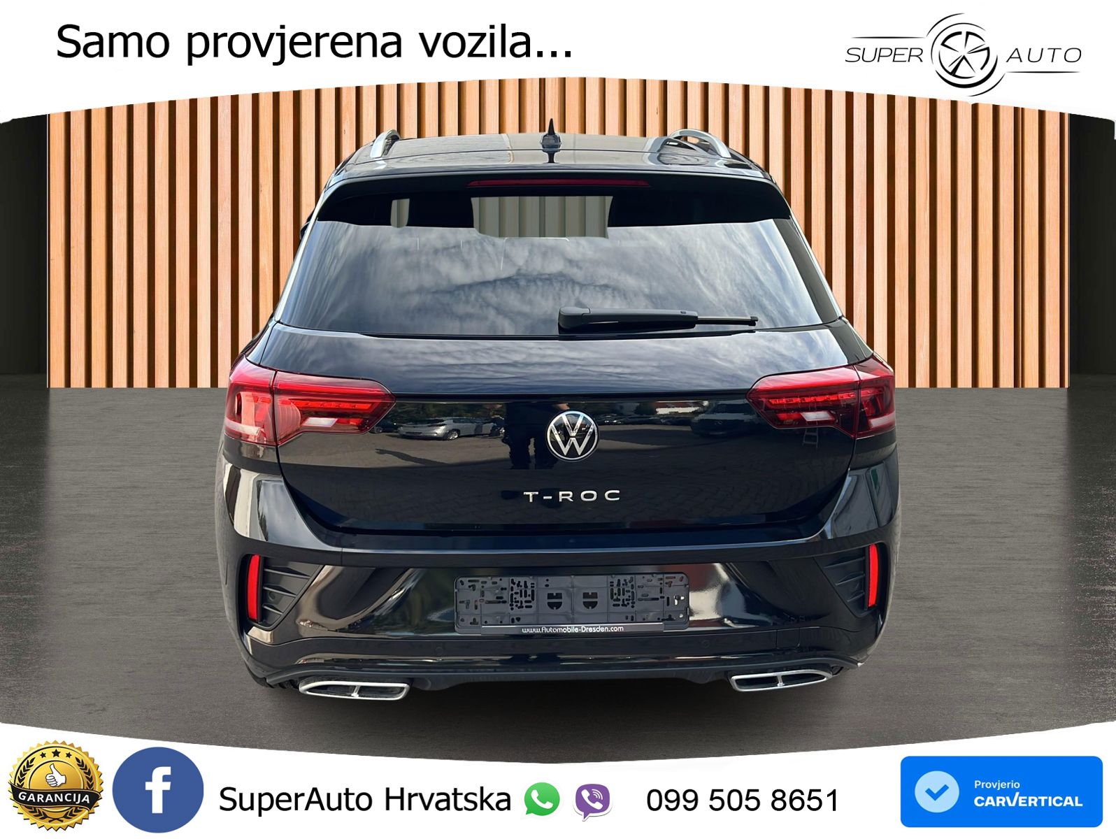Volkswagen T-Roc 1.5 TSI (150 KS) DSG R-Line LED+GR SJED+ACC