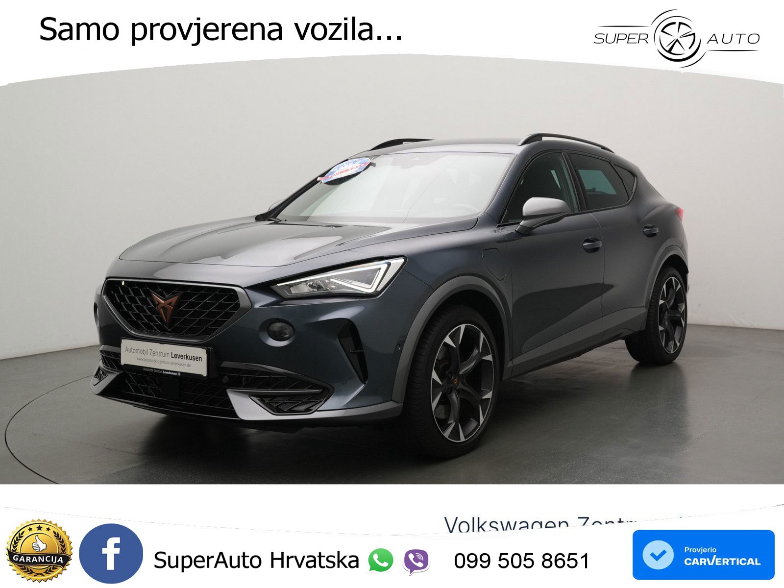 Cupra Formentor 1.4 TSI (245 KS) e-Hybrid DSG VZ LED+GR SJED+ACC