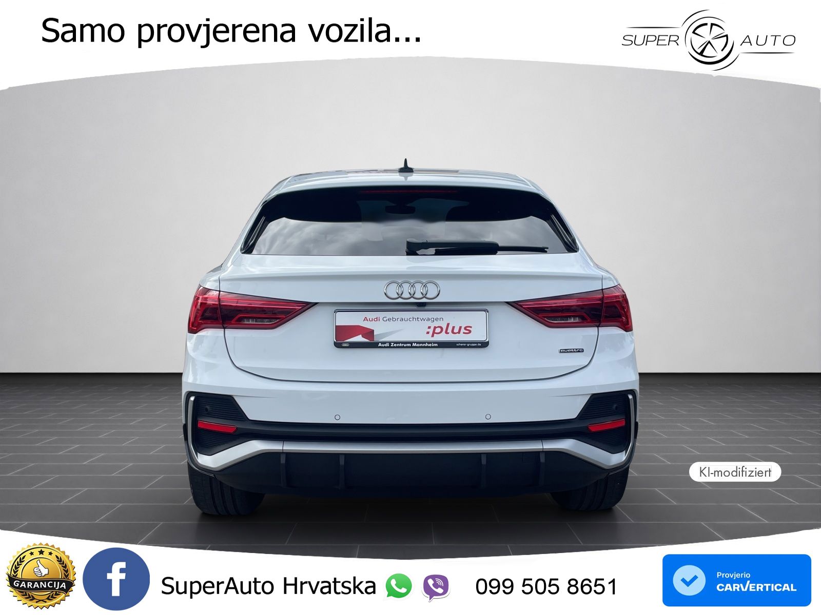 Audi Q3 Sportback 40 TDI (200 KS) quattro S tronic S line LED+GR SJED+ACC